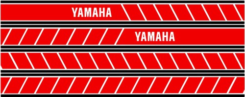 Stickers bandes pour yamaha - pour,